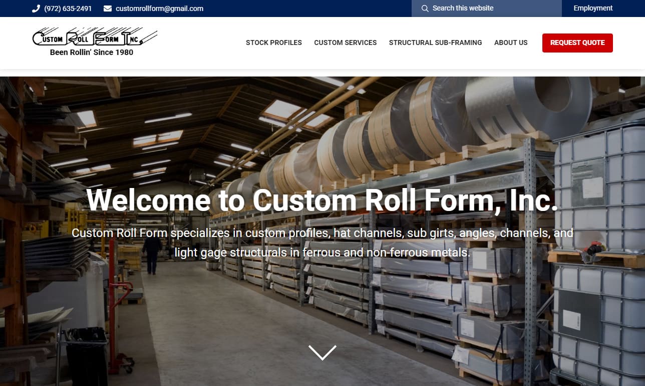 Custom Roll Form, Inc.
